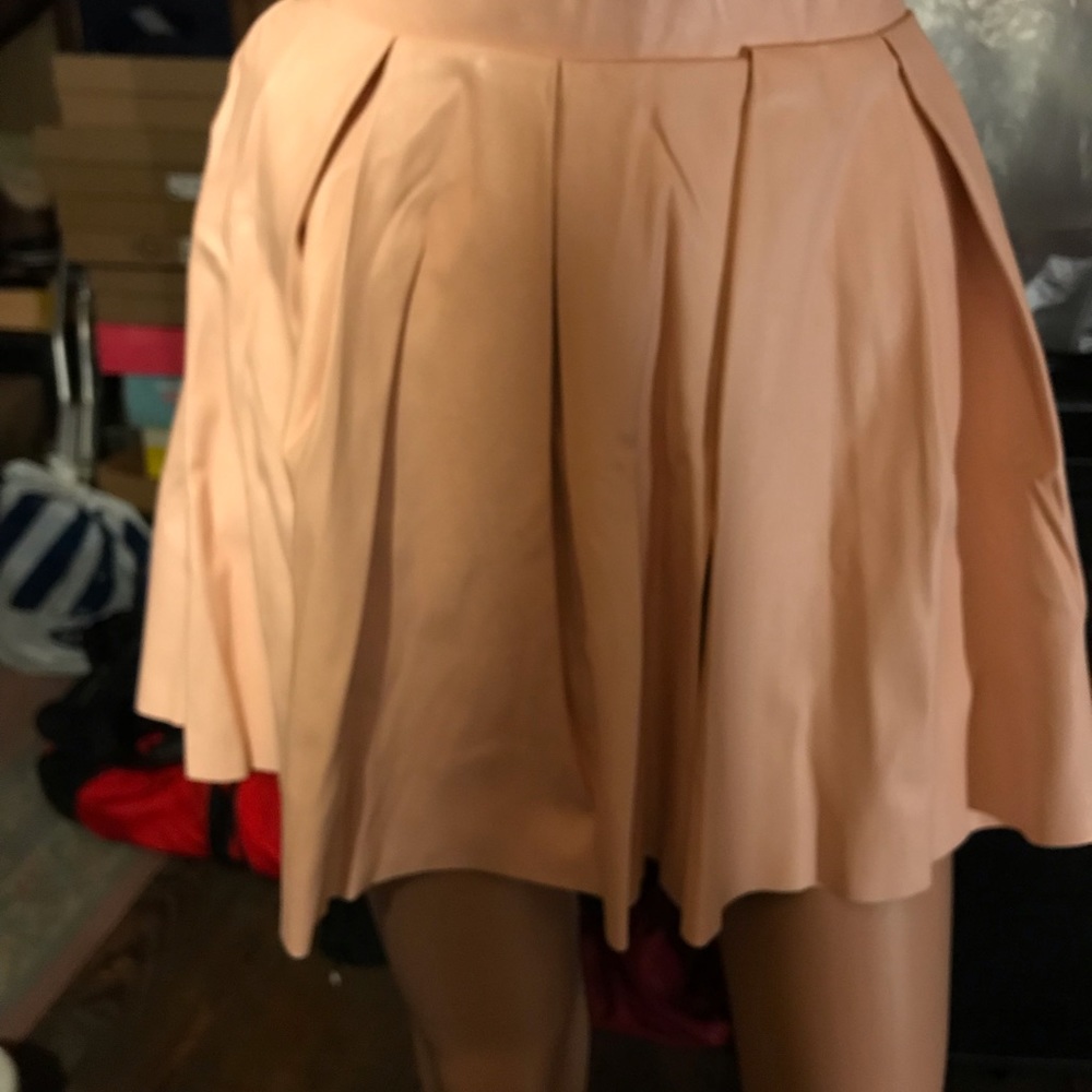 Women’s Forever 21 Pink Faux leather skirt size s nwot